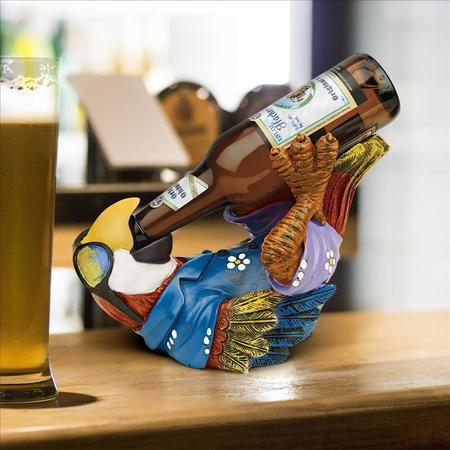 DESIGN TOSCANO Beer Buddy Tiki Parrot Statue HF308507